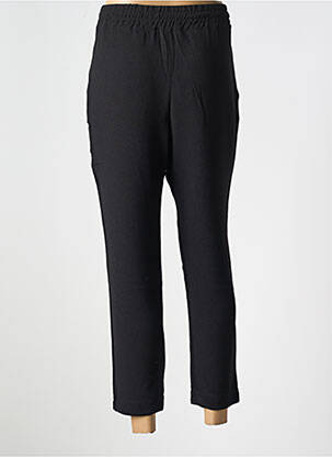 Pantalon 7/8 talie elastică mărime normală negru LE BOUDOIR D'EDOUARD femeie