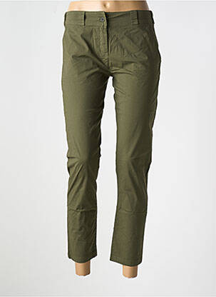 Pantalon evazat verde LE BOUDOIR D'EDOUARD femeie