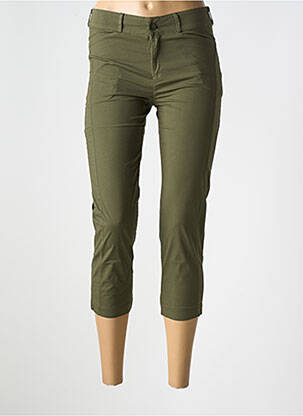 Pantalon trei sferturi verde LE BOUDOIR D'EDOUARD femeie