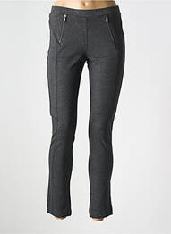 Pantalon slim talie elastică mărime normală gri LE BOUDOIR D'EDOUARD femeie