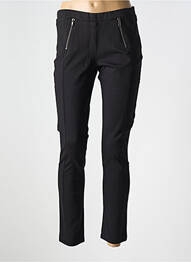 Pantalon slim talie elastică mărime normală negru LE BOUDOIR D'EDOUARD femme