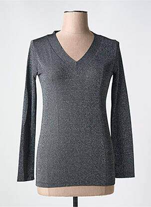 Top argintiu LE BOUDOIR D'EDOUARD femeie