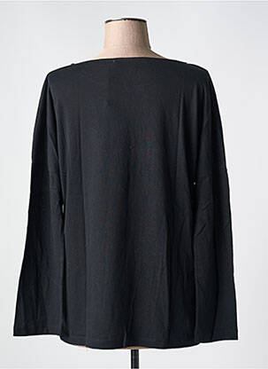 Top guler rotund mâneci lungi negru LE BOUDOIR D'EDOUARD femeie