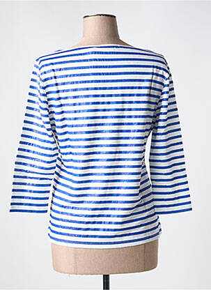 Tricou mâneci 3/4 mâneci 3/4 albastru LE BOUDOIR D'EDOUARD femeie