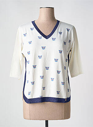 Top alb LE BOUDOIR D'EDOUARD femeie