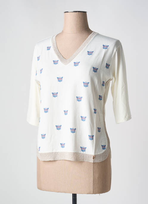 Top bej LE BOUDOIR D'EDOUARD femeie