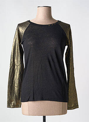 Tricou mâneci lungi mâneci lungi negru LE BOUDOIR D'EDOUARD femeie