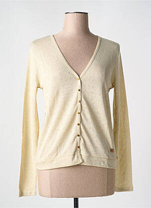 Vestă cu mâneci lungi auriu LE BOUDOIR D'EDOUARD femeie