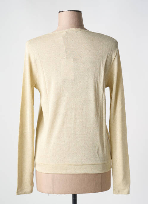 Vestă cu mâneci lungi auriu LE BOUDOIR D'EDOUARD femeie