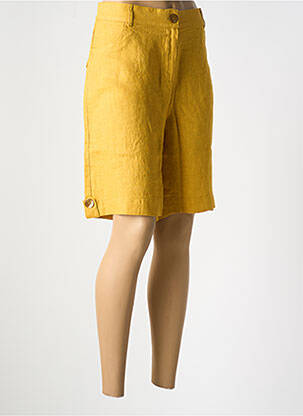Bermudă galben LE BOUDOIR D'EDOUARD femeie