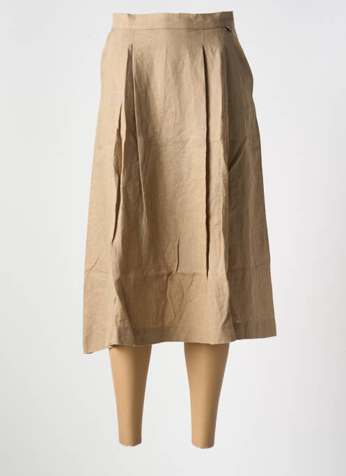 Fustă midi maro LE BOUDOIR D'EDOUARD femeie