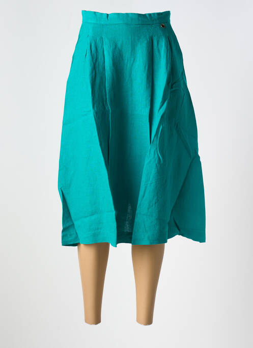 Fustă midi verde LE BOUDOIR D'EDOUARD femeie