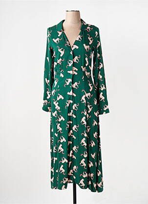 Rochie lungă verde COMPAÑIA FANTASTICA femeie