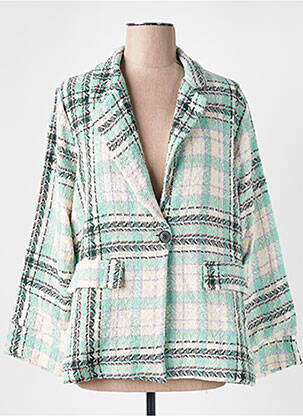 Sacou buzunare verde CHERRY PARIS femeie