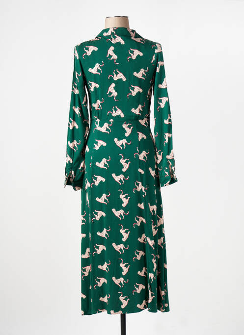 Rochie lungă verde COMPAÑIA FANTASTICA femeie