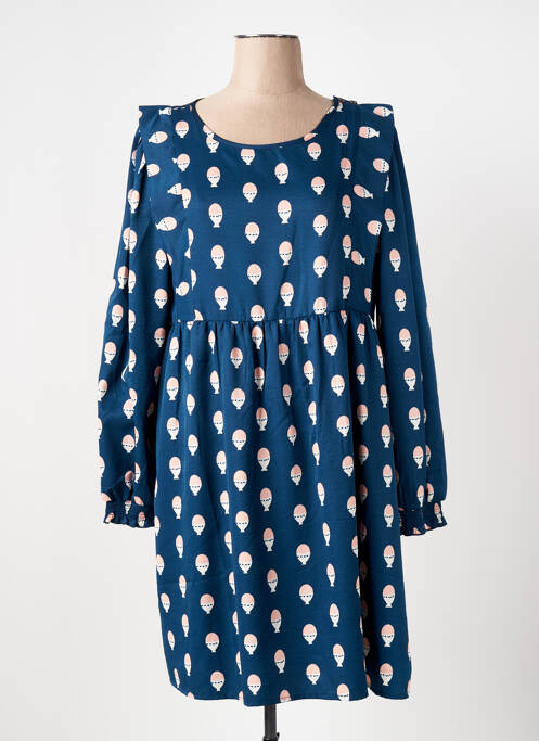 Rochie midi albastru COMPAÑIA FANTASTICA femeie