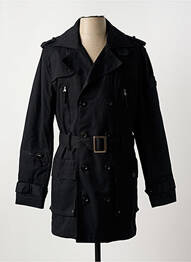 Trench finisaj interior dublat fără glugă negru TEDDY SMITH femeie