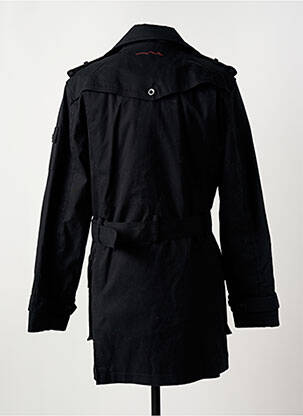 Trench finisaj interior dublat fără glugă negru TEDDY SMITH femeie