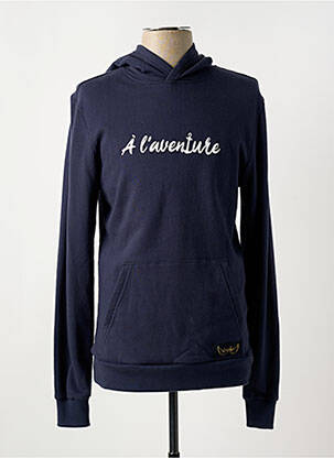 Hanorac cu glugă albastru BREIZH ANGEL femeie