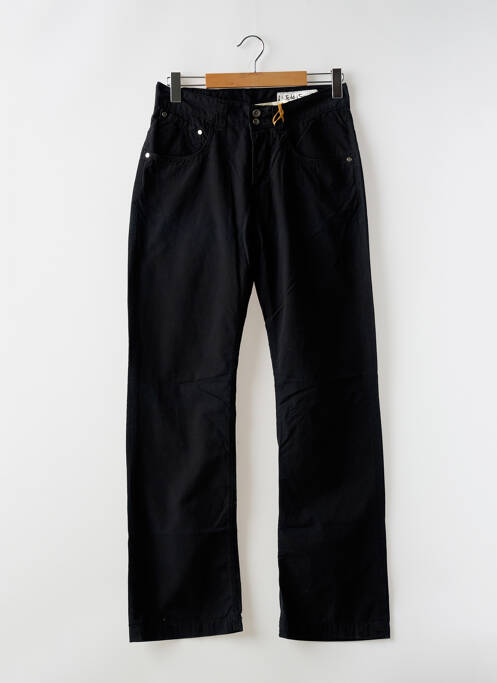 Pantalon drept negru TEDDY SMITH bărbat