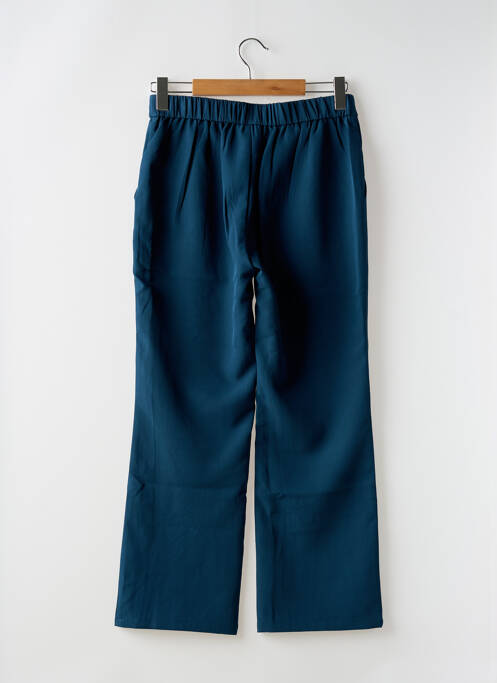 Pantalon larg țesătură poplin mărime normală albastru COMPAÑIA FANTASTICA femme