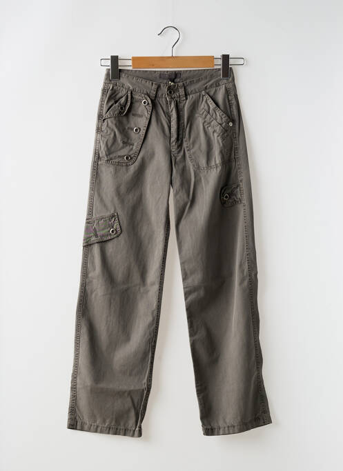 Pantalon cargo verde LULUCASTAGNETTE fată