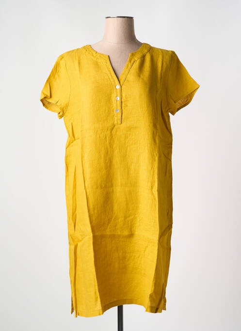 Rochie midi galben LE BOUDOIR D'EDOUARD femeie