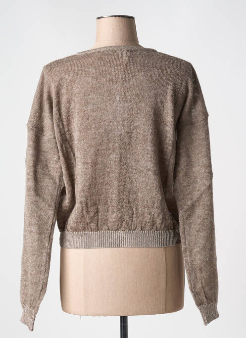 Vestă cu mâneci lungi maro LE BOUDOIR D'EDOUARD femeie