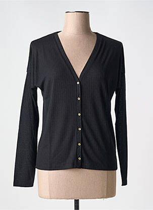 Vestă cu mâneci lungi negru LE BOUDOIR D'EDOUARD femeie