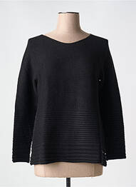Pulover guler rotund mâneci lungi negru LE BOUDOIR D'EDOUARD femme