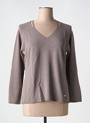 Pulover maro LE BOUDOIR D'EDOUARD femeie