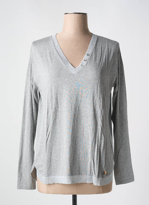Tricou gri LE BOUDOIR D'EDOUARD femeie