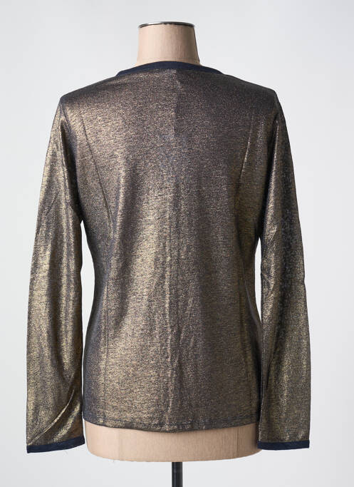 Vestă cu mâneci lungi auriu LE BOUDOIR D'EDOUARD femeie