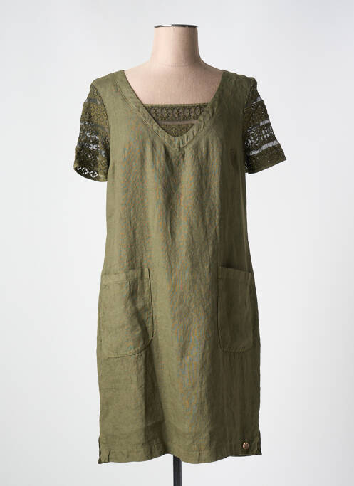 Rochie scurtă verde LE BOUDOIR D'EDOUARD femeie