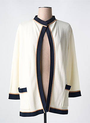 Vestă cu mâneci lungi bej DEVERNOIS femeie