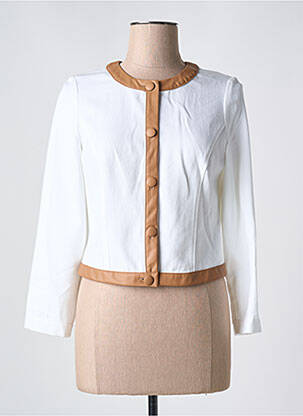 Jachete elegante guler rotund bej CAROLINE BISS femeie