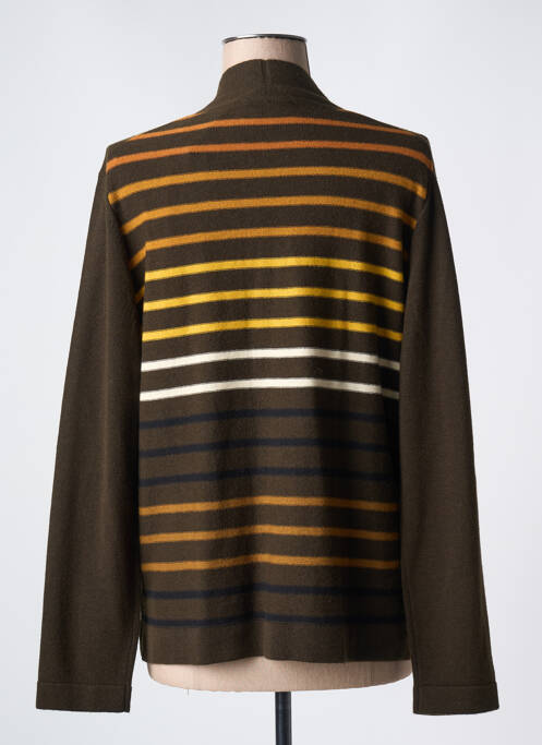 Vestă cu mâneci lungi maro FUEGO WOMAN femeie