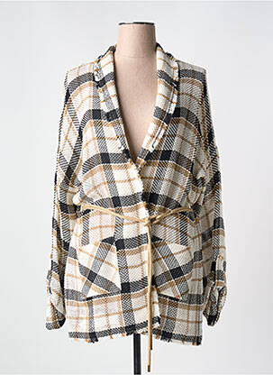 Vestă cu mâneci lungi bej CAROLINE BISS femeie