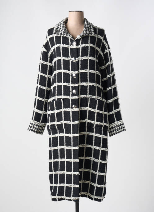 Palton lung negru CAROLINE BISS femeie