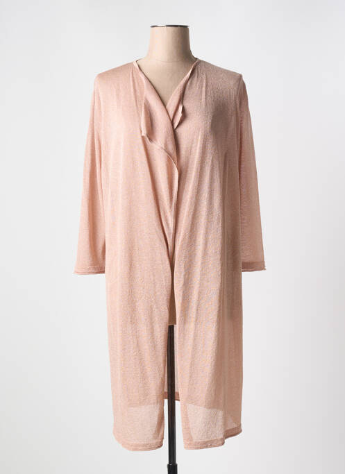 Vestă cu mâneci lungi roz DEVERNOIS femeie