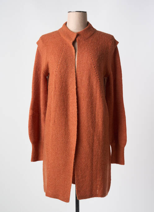 Vestă cu mâneci lungi maro CAROLINE BISS femeie