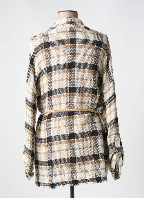 Vestă cu mâneci lungi bej CAROLINE BISS femeie