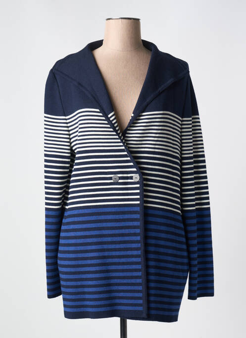 Vestă cu mâneci lungi albastru DEVERNOIS femeie