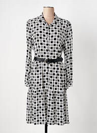 Rochie midi croială fluidă mâneci lungi negru CAROLINE BISS femeie