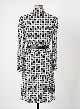 Rochie midi croială fluidă mâneci lungi negru CAROLINE BISS femeie