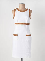 Rochie midi fără mâneci fără mâneci alb CAROLINE BISS femeie