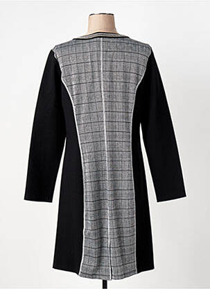 Rochie midi mâneci lungi mâneci lungi negru LESLIE femeie