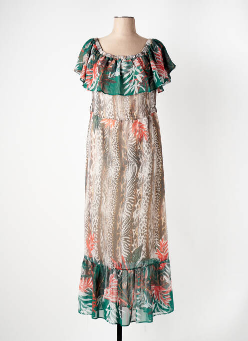 Rochie lungă verde GREGORY PAT femeie