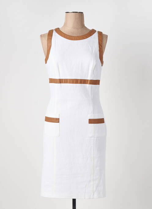 Rochie midi alb CAROLINE BISS femeie