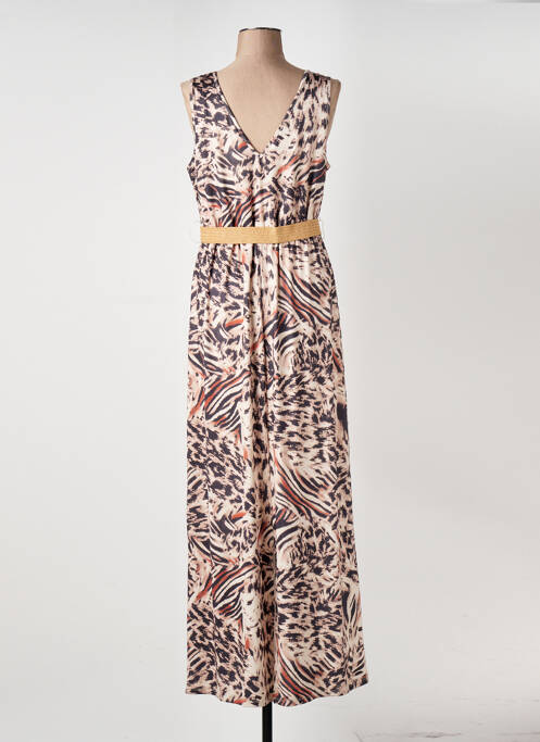 Rochie lungă maro K-DESIGN femeie